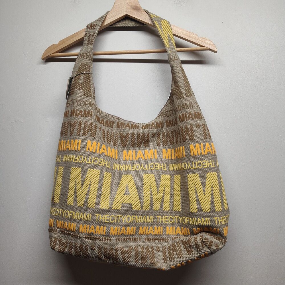 Robin Ruth Hobo Shoulder Bag Miami Women OS Tan Medium Beachy Boho Chic Resort